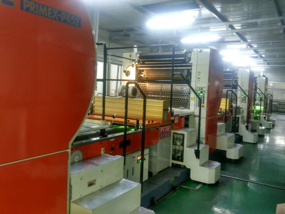 馬口鐵印刷現場圖 馬口鐵印刷現場圖