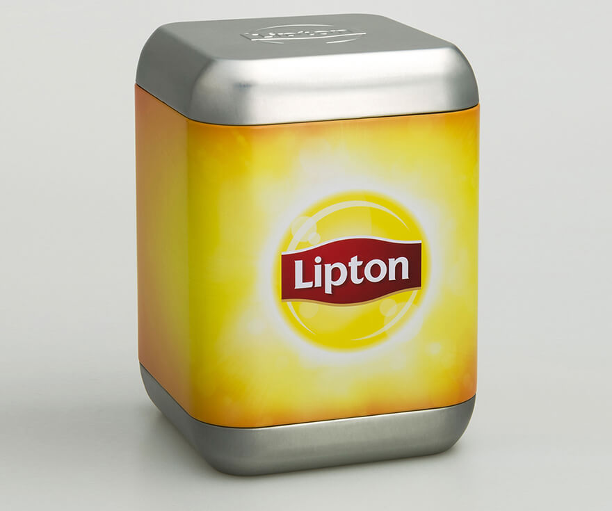 立頓茶葉鐵盒 立頓茶葉鐵盒