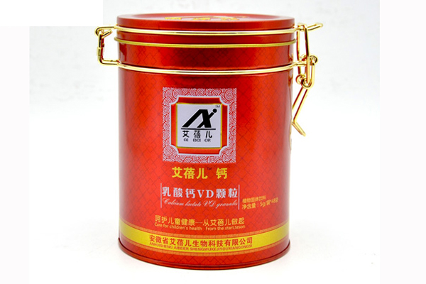 乳酸鈣保健食品包裝鐵罐 乳酸鈣保健食品包裝鐵罐