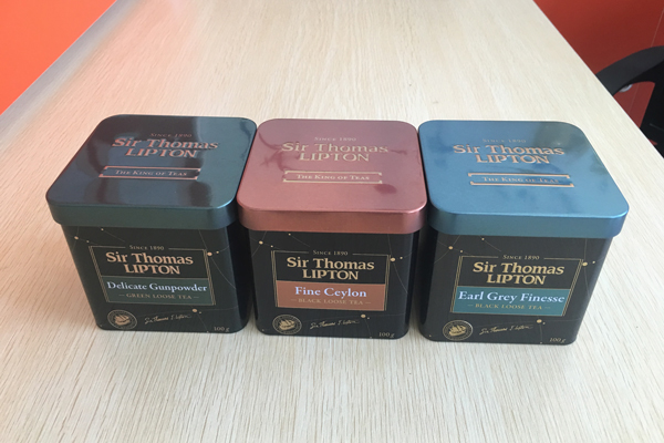 立頓茶葉鐵盒 立頓茶葉鐵盒