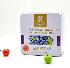 蜜餞果干鐵盒包裝,正方形鐵盒定制生產