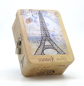 帶鎖長方形鐵盒定制