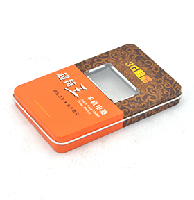 手機電池電子產(chǎn)品鐵盒包裝定制