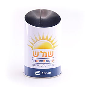 創意圓形馬口鐵筆筒,日用品鐵盒